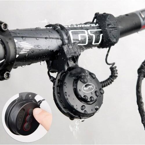 Bicycle Bell Loud Electric Bell Bike Bells Electronic Bicycle Bell Ring Electric 120 DB USB Recharged Waterproof Handlebar