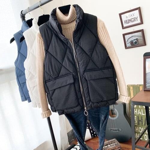 Cheap wholesale 2019 new autumn winter Hot selling womens fashion casual female nice warm Vest Outerwear BP861