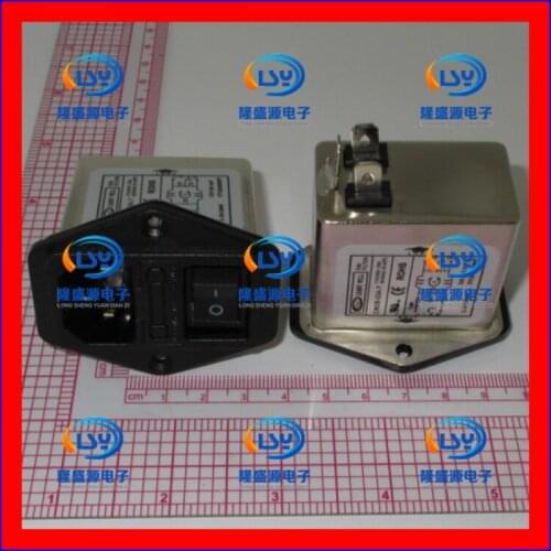 1pcs/LOT Taiwan EMI CANNYWELL power filter three in one switch socket with insurance CW2B-03A-T 110-250V3A AC power filter