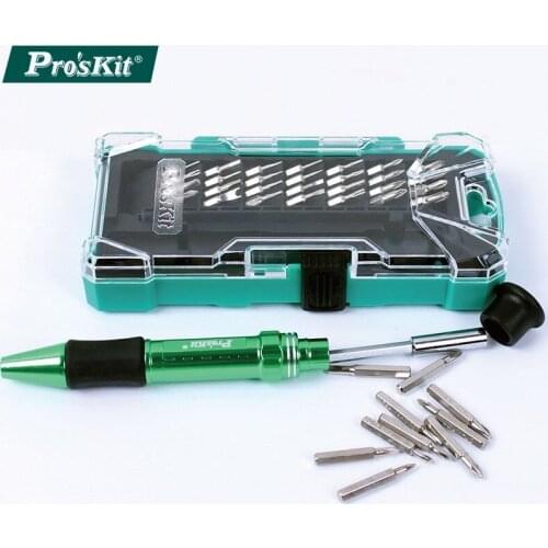 30-in-1 Proskit SD-9608 aluminum alloy precision mobile phone watch repair screwdriver set computer disassembly tool
