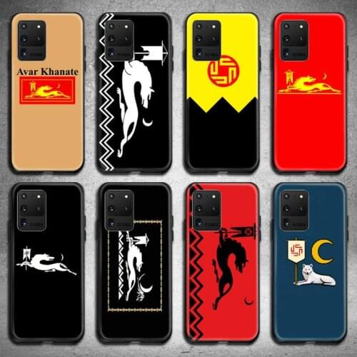 Avar khanate Flag Phone Case For Samsung Galaxy S21 Plus Ultra S20 FE M11 S8 S9 plus S10 5G lite 2020