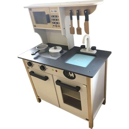 Childrens simulation play house set girl wooden childrens early education educational toys miniature kitchen set girl toys