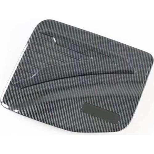 For Nissan Navara NP300 2015-2020 Car Fuel Tank Cap Cover Trim Oil Fuel Cap Protective Accessories, ABS Carbon Fiber
