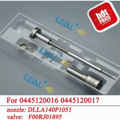 ERIKC 0445120016 0445120017 Fuel Injector Overhaul Kits Nozzle DLLA140P1051 0433171682 Valve F00RJ01895 For RENAULT 5010450433