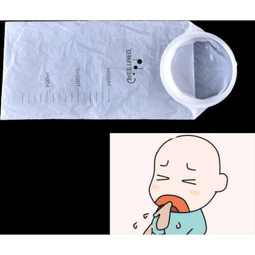 Hot 1500ML Professional Disposable Medical Sick Vomit Bag Bag Hospital Air Sickness Puke Travel Or Emergency Sick