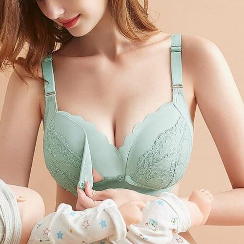 Cotton Lace Maternity Mother Nursing Bras Women Pregnant Feeding Breastfeeding Underwear Pregnancy Clothes