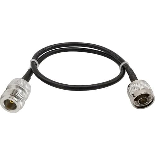 Type N Plug to N jack 50-3 Low Loss RF Coaxial Cable RF Cable N Male to N Female Connector RG58 Extension Cable
