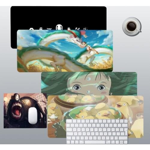 MaiYaCa Studio Ghibli Spirited Away Totoro Mouse Mat Gaming Mousepad Size for L XL game Customized mouse pad for CS GO PUBG