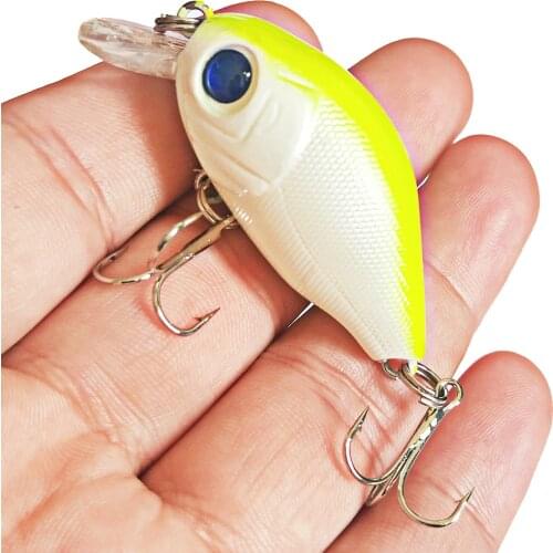 Crankbait Fishing Lure 5.5Cm 7.1g Hard Minnow Wobbler Fat Crank Leurre Fishing Tackle Isca Artificial Bait Pesca Fishing Lure