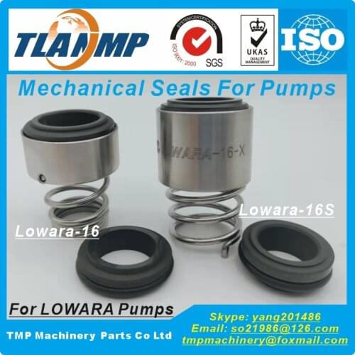 Lowara-16S with High Spring Mechanical Seals (Shaft size 16/20mm) for LOWARA e-SV , For EBARA EVMSG5 Series Pumps Shaft seals