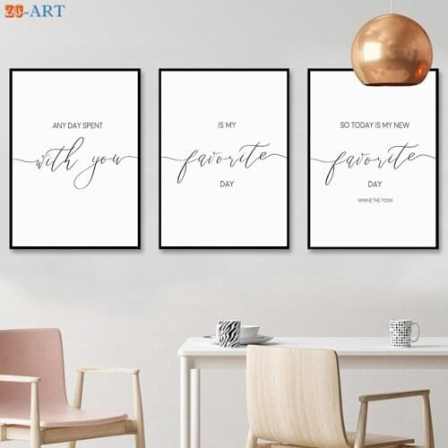 Love Words Art Print Quotes Posters Canvas Painting Sweet Wall Pictures for Living Room Romantic Gift for Girlfriend Home Decor