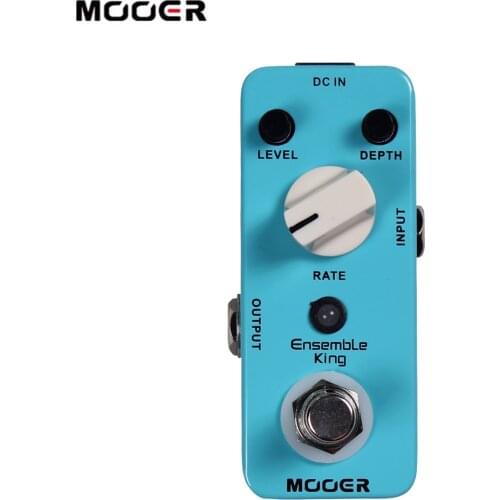MOOER Ensemble King Analog Chorus Guitar Effect Pedal True Bypass Full Metal Shell Mini Pedal Guitar Parts & Accessories