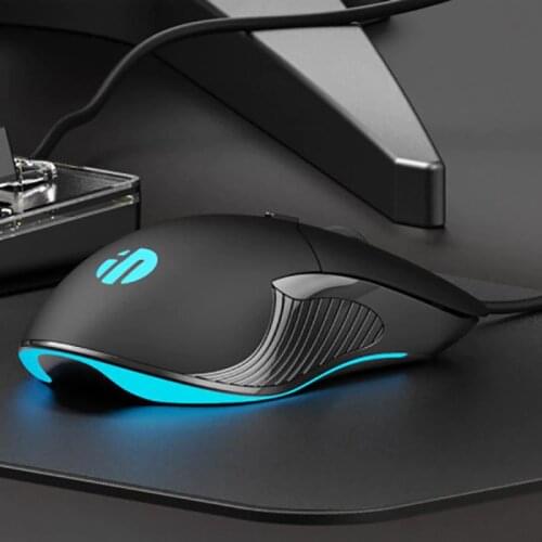 2021 new PB1 mouse business office USB wired mouse mute 6-key macro definition photoelectric gaming mouse