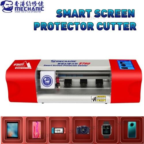 S760 MECHANIC AI Auto Film cutting machine with touch screen mobile phone camera tablet front back cover protect film cut tool