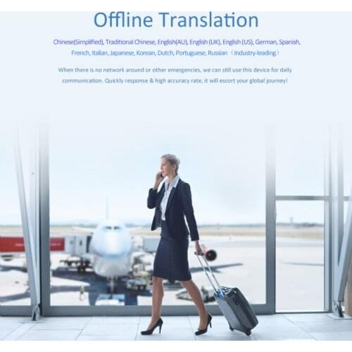 T7 4G The Internet Smart Voice Translator 138 Multi Languages In Real Time Online Instant 14 Off Line Translation AI Conversion