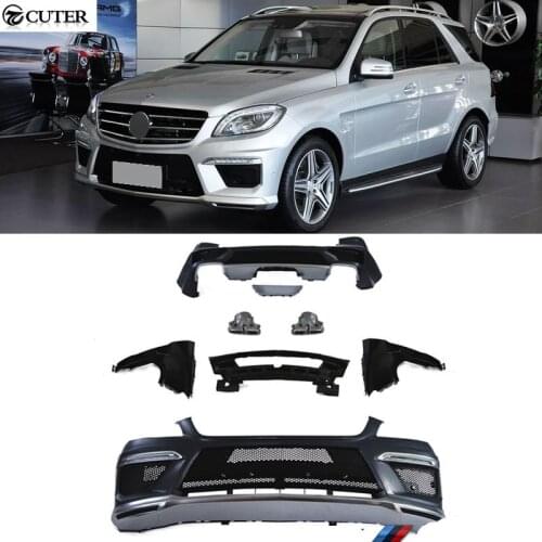W164 ML300 ML350 ML500 ML63 PP Car Auto Body Kits front rear bumper for Benz W164 AMG ML500 ML63 11-15