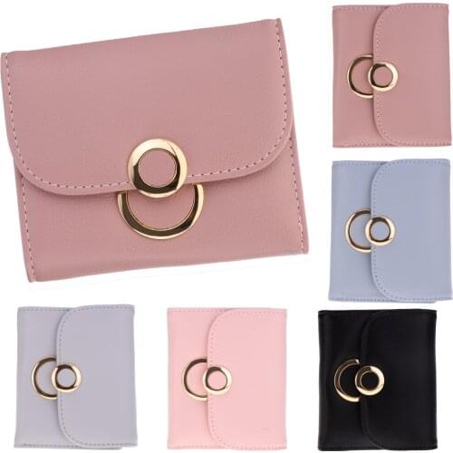 Women Ladies Classic Wallet Soft PU Leather Clutch Ladies Card Holder Short Purse