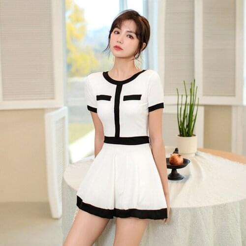 Swimsuit 1 Piece Women 2021 Summer Clothes Plus Size Suit For One New Fund Hot Dust Skirt Ins Print Polyester Sierra Surfer