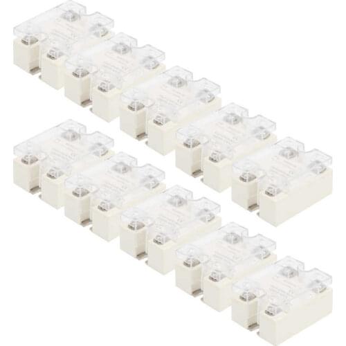 10Pcs Solid State Relay DC Control AC SSR for Mechanical Control System GSSR-60DA 60A 98-480V