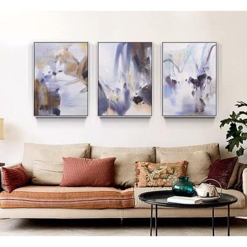 100% Hand Painted Modern Abstract Oil Painting on Canvas Modular Canvas Painting Wall Art Picture Painting for Living Room