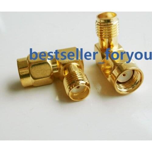 1x RF-SMA Connector Adapter SMA Connector Female To RPSMA Connector Male Right Angle Plug RA RF Coax Connector