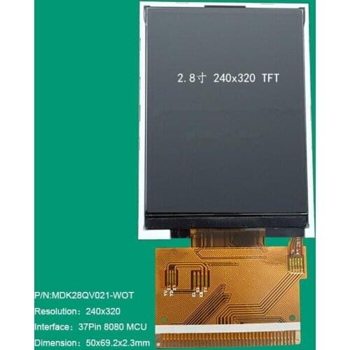 2.8 inch TFT LCD screen MCU interface (240 * 320 without touch)