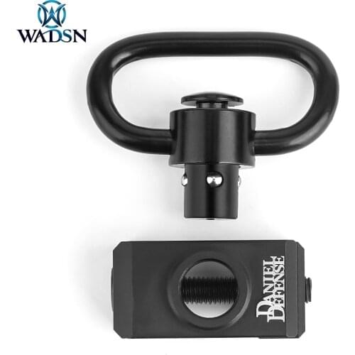 WADSN 3pcs/lot Tactical QD Sling Ring Mount Push Button fit 20mm Weaver Picatinny Rail Mount Adapter Hunting Rifle Accessories
