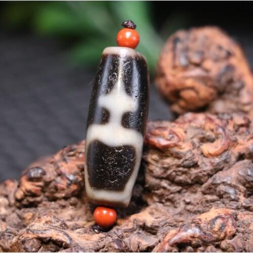 4A Energy Tibetan old Agate Oily Patina Treasure Bottle Symbol dZi Bead Totem Amulet Pendant Amulet LKbrother Top Quality