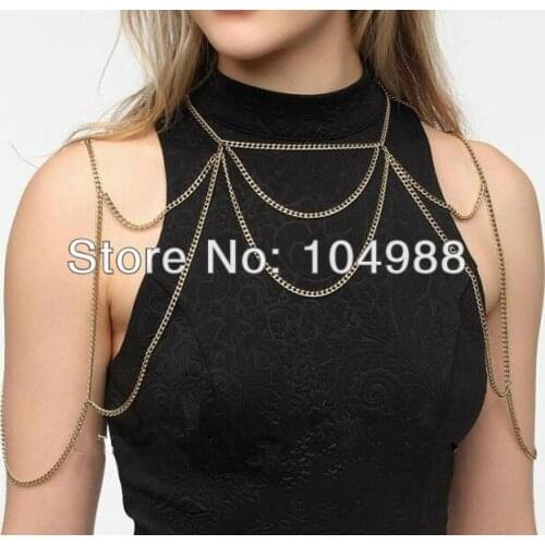 FREE SHIPPING New Style Women Jewelry Fashion Body Chains Jewelry Shoulder Chain Jewelry