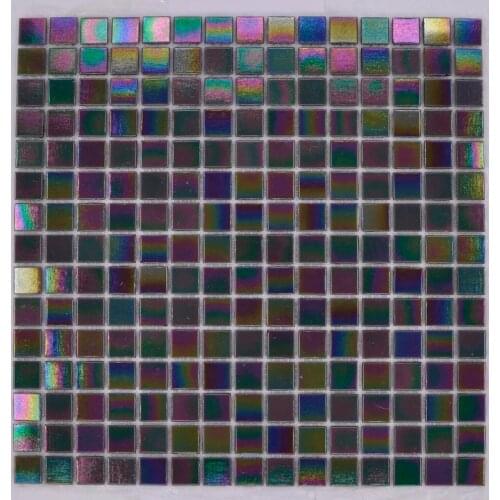 Free shipping iridescent glass mosaic tile for bathroom and kitchen and outdoor wall tile floor tileP50