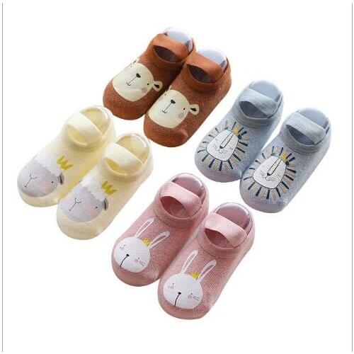 Baby floor socks Anti-slip Boy Girl cartoon printing baby socks childrens non-slip toddler footwear Sock