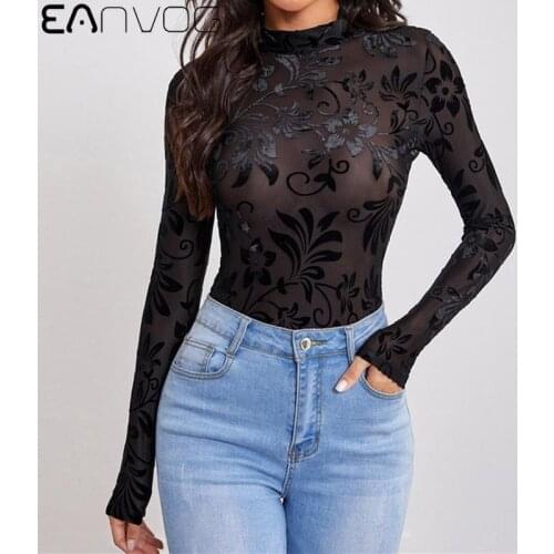 Женские футболки с длинным рукавом EAnvog China At AliExpress