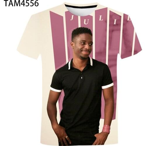 Emily in Paris mens and womens summer short sleeve T-shirt movie character 3D boys and girls childrens street oversized top