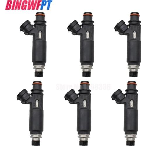6PCS Auto part 195500-4370 MR578878 842-12317 Fuel Injectors for Mitsubishi Montero 3.8L V6 2003~2006 Engine Nozzle Injection