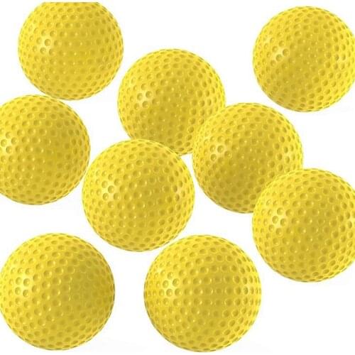 Practice Foam Golf Balls Pack of 18 - Dent Resistant, Limited Flight, Realistic Performance, Dimpled Perfect for Indoors