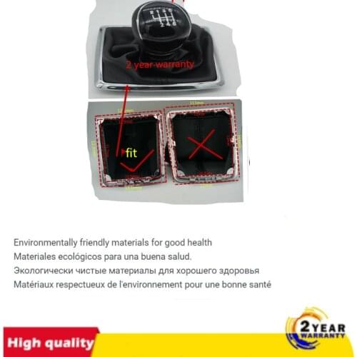 New 6 Speed Manual Gear Shift Knob With Leather Boot For Ford Focus 2 MK2 new fACTORY1 C-Max Kuga Fiesta