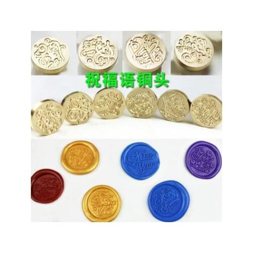DIY Greetings Wax Sealing Mold Seal Stamp Manual Hand Art Craft Tool Vintage Wax Stamp Seal Sigillo Model Hobby Sets