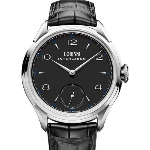 Switzerland Luxury Brand LOBINNI Watch Men Japan Mechanical Hand Wind Movement Mens Watches Sapphire Waterpoof Clock L16010-1
