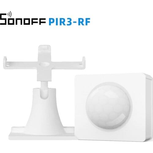 SONOFF PIR3-RF 433MHz EWelink RF PIR Motion Sensor Dual-mode Switching Security Alarm Notification Work With SONOFF RF Bridge