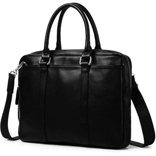LEINASEN Fashion Leather Men Bag Famous Brand Shoulder Bag Messenger Bags Causal Handbag Business Laptop Briefcase Male Bolsa