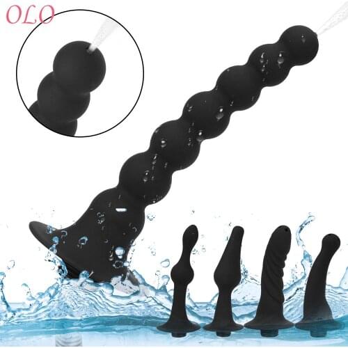 Vagina Wash Silicone Colonic Douche Nozzle Anal Syringe Anal Enema Cleaner For Healthy Rectal Vaginal Cleansing Shower Head