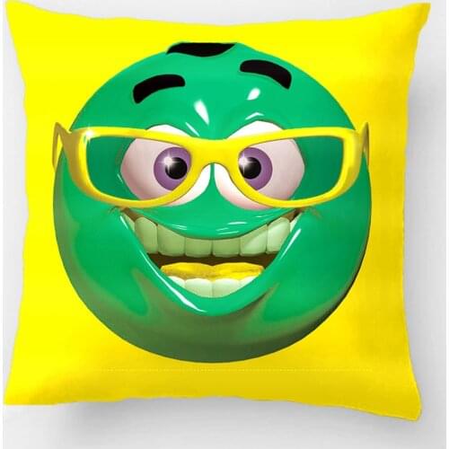 Funny 3D Emoticon Cushions Wedding Decorative Cushion Cover Pillow Case Customize Gift By Lvsure For Car Sofa Seat Pillowcase