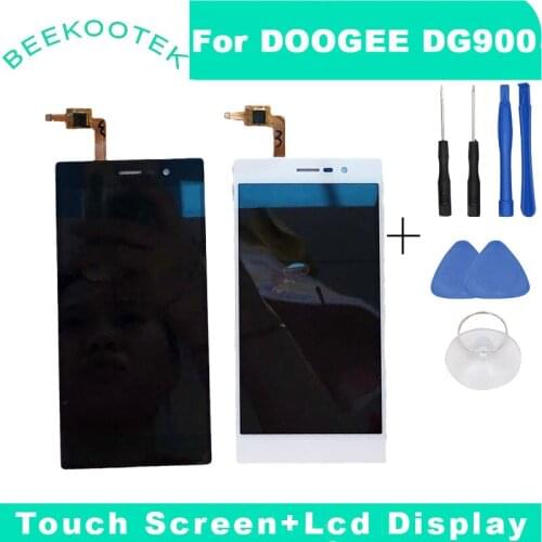 New Original For Doogee Turbo 2 DG900 LCD display and Touch Screen Assembly for DG900 repair part Good quality+Tools