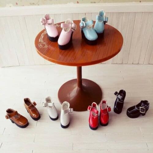 1 Pair Fashion PU High-heeled Doll Shoes for Pullip, Momoko, Kurhn, Barbies Doll Outfits Accessories