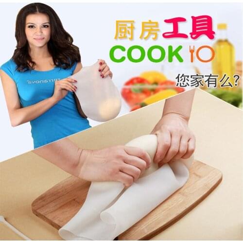 1Pcs Silicone Kneading Dough Bag Making play dough mixer Maker knead Food Storage Bag Flour Pouch bakeware baking pastry tools