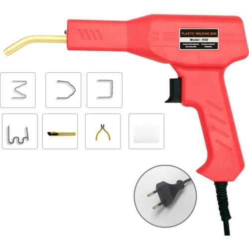 110V 220V 50W Hot Stapler Plastic Welding Machine Car Bumper Repair Kit Welding Torch Automobile Repairing Machine Welder Gun
