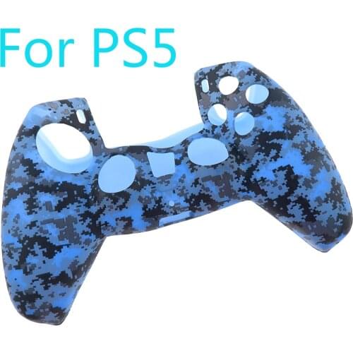 20PCS Replacement FOR PS5 Water-transer Printing Silicone Rubber Cover Skin Case for Playstation 5 Controller Game Accessories