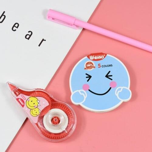 8391Kawaii White Out Correction Tape Stick Note Pen Set School supply Office Supply Student Stationery Office Accessories