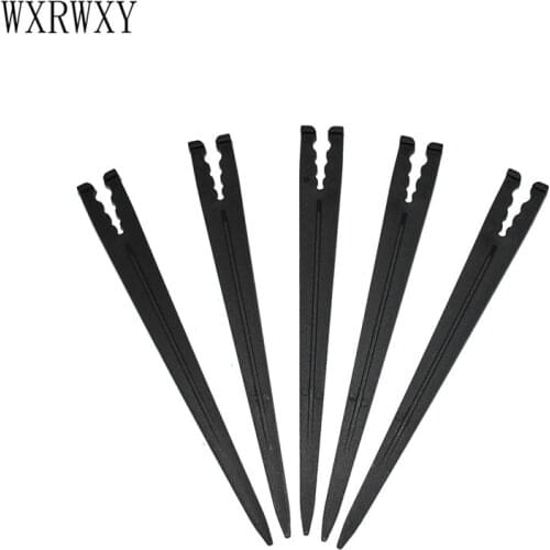 Wxrwxy hose holder 4/7 3/5 hose bracket 1/8 1/4 Plastic Fixed Stems Support Holder Drip Irrigation adapter 100 pcs