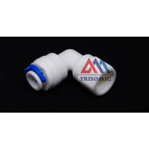 Elbow 1/4" OD Tube Quick Pushfit -1/8" Female Fitting Connection Aquarium RO Water Filter Reverse Osmosis System